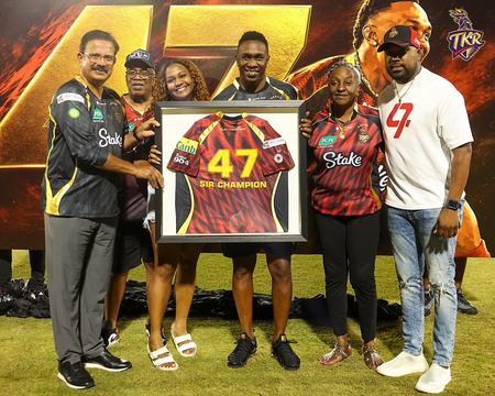 Trinbago Knight Riders retire Dwayne Bravo’s jersey No.47 Trinbago Knight Riders retire Dwayne Bravo’s jersey No.47