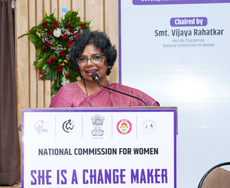 NCW chief Vijaya Rahatkar educates women on right to file ‘Zero FIR’ NCW chief Vijaya Rahatkar educates women on right to file ‘Zero FIR’