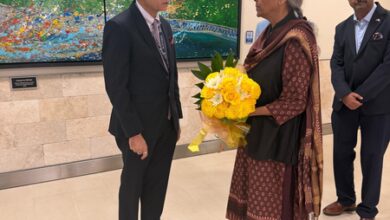 FM Sitharaman arrives for crucial G20 talks
