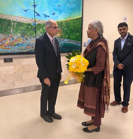 FM Sitharaman arrives for crucial G20 talks