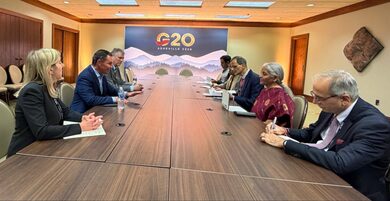 FM Sitharaman pitches for India as manufacturing, innovation hub to 3M CEO FM Sitharaman pitches for India as manufacturing, innovation hub to 3M CEO