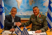 Israel and Greece sign giant ‘Achilles Shield’ defence deal to tackle ‘common regional challenges’