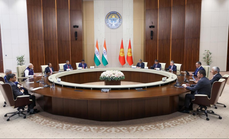 PM Modi, Kyrgyzstan President Zhaparov reaffirm commitment to strengthen Strategic Partnership PM Modi, Kyrgyzstan President Zhaparov reaffirm commitment to strengthen Strategic Partnership