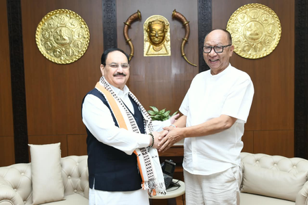 Centre agrees to upgrade RIMS Imphal to AIIMS status; Manipur CM expresses gratitude to JP Nadda Centre agrees to upgrade RIMS Imphal to AIIMS status; Manipur CM expresses gratitude to JP Nadda