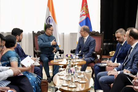 Minister Rijiju calls on Serbian PM, discusses strengthening ties Minister Rijiju calls on Serbian PM, discusses strengthening ties