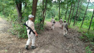 Three killed as militants attack Kuki village in Manipur (Lead) Three killed as militants attack Kuki village in Manipur (Lead)