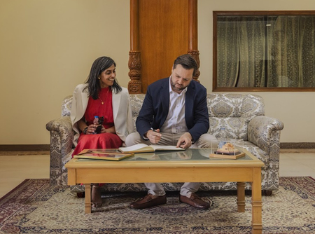 Vice-Prez Vance praises wife Usha as reading challenge approaches deadline