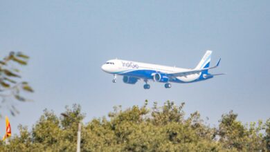 Indigo flight comes into contact with VDGS pole while parking at Srinagar airport Indigo flight comes into contact with VDGS pole while parking at Srinagar airport