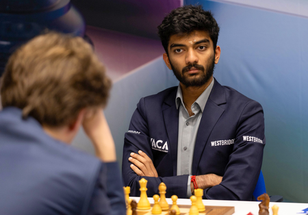 Chess Olympiad: Gukesh misses his chance as India drew with Azerbaijan; Savitha Shri wins seventh game Chess Olympiad: Gukesh misses his chance as India drew with Azerbaijan; Savitha Shri wins seventh game