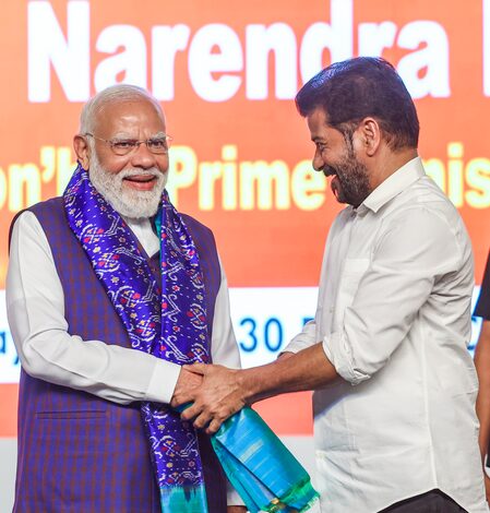 Telangana Governor, CM greet PM on 76th birthday Telangana Governor, CM greet PM on 76th birthday