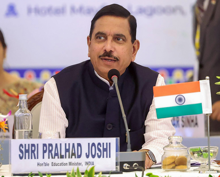 Union Minister Joshi invites Karnataka sugarcane farmers to Delhi for talks on FRP hike Union Minister Joshi invites Karnataka sugarcane farmers to Delhi for talks on FRP hike