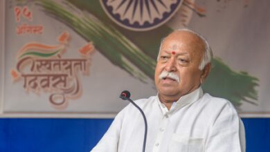 ‘Left some luggage in America’: Oppn’s swipe at RSS chief Bhagwat after VHP’s Muslims garba ban in Maha
