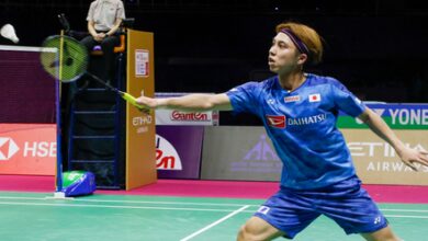 Naraoka beats Li Shifeng to reach the last 16 at badminton China Masters