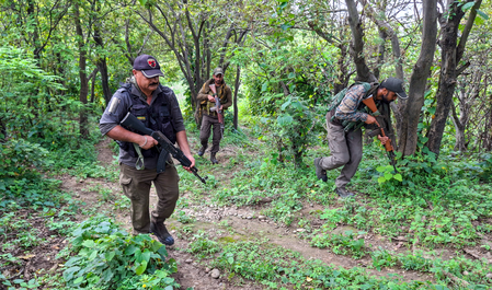 One terrorist killed in J&K’s Budgam district, searches underway
