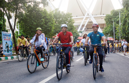 89th Fit India Sundays on Cycle to promote PM Modi’s ‘Nasha Mukt Yuva for Viksit Bharat’ call 89th Fit India Sundays on Cycle to promote PM Modi’s ‘Nasha Mukt Yuva for Viksit Bharat’ call