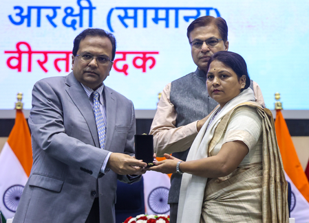 Home Secretary Govind Mohan honours 18 SSB personnel