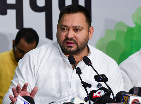 Tejashwi Yadav demands action against Bihar CM over revealing Jamui victim’s photo; threatens to move court Tejashwi Yadav demands action against Bihar CM over revealing Jamui victim’s photo; threatens to move court
