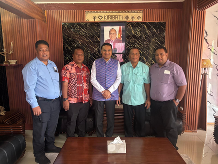 India, Kiribati discuss strengthening cooperation, advancing shared priorities India, Kiribati discuss strengthening cooperation, advancing shared priorities