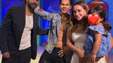 Varun Dhawan shows wife Natasha and daughter Lara his wax statue at Madame Tussauds, calls it a ‘core memory’ Varun Dhawan shows wife Natasha and daughter Lara his wax statue at Madame Tussauds, calls it a ‘core memory’
