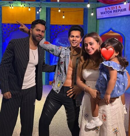 Varun Dhawan shows wife Natasha and daughter Lara his wax statue at Madame Tussauds, calls it a ‘core memory’ Varun Dhawan shows wife Natasha and daughter Lara his wax statue at Madame Tussauds, calls it a ‘core memory’