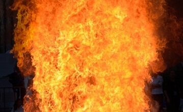 Fire guts electric scooter showroom in Bengal’s Panagarh; no casualties reported