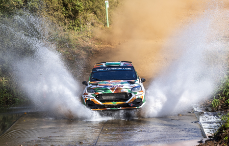 Naveen, Musa complete WRC3 podium hat-trick in Paraguay Naveen, Musa complete WRC3 podium hat-trick in Paraguay