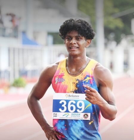 Neil Samraj sets youth national and meet record in 100m at National Youth Athletics C’ships Neil Samraj sets youth national and meet record in 100m at National Youth Athletics C’ships