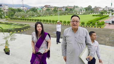 Kuki-Zo MLAs attend Manipur Assembly session for first time in three years after conflict Kuki-Zo MLAs attend Manipur Assembly session for first time in three years after conflict