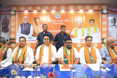 BJP, tribal allies in hectic seat-sharing talks ahead of Tripura Village Committee polls BJP, tribal allies in hectic seat-sharing talks ahead of Tripura Village Committee polls