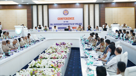 Assam CM holds brainstorming session with senior police officials to review law and order