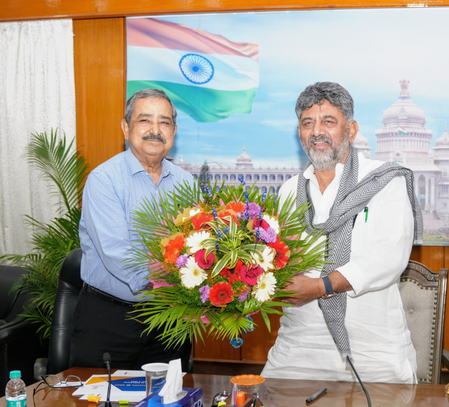 Karnataka must get its due share of Central funds: CM Shivakumar to NITI Aayog Vice-Chairman Karnataka must get its due share of Central funds: CM Shivakumar to NITI Aayog Vice-Chairman