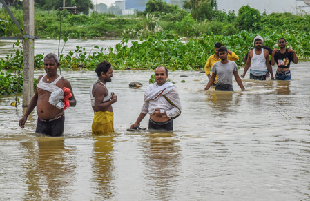 Bihar flood situation worsens as eight major rivers flow above danger mark Bihar flood situation worsens as eight major rivers flow above danger mark