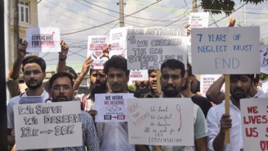 Medical interns’ stipend hike demand genuine, file for enhancement with Finance Dept: J&K Health Minister Medical interns’ stipend hike demand genuine, file for enhancement with Finance Dept: J&K Health Minister