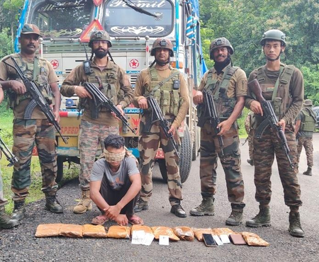 Brown sugar worth Rs 80 crore seized in Manipur, one held Brown sugar worth Rs 80 crore seized in Manipur, one held