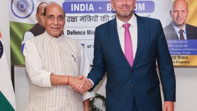 Rajnath Singh, Belgian counterpart Francken review defence ties, industrial cooperation