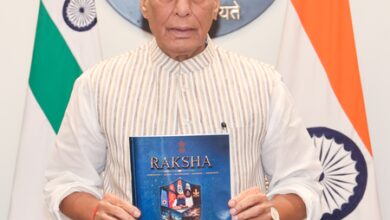 Rajnath Singh unveils ‘RAKSHA’ defence diplomacy document Rajnath Singh unveils ‘RAKSHA’ defence diplomacy document
