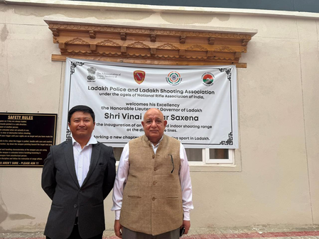 NRAI welcomes opening of all-year-round indoor shooting range in Leh