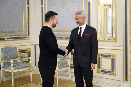 Zelensky meets EAM Jaishankar, says Ukraine is grateful to India for its desire to end ‘unjust war’