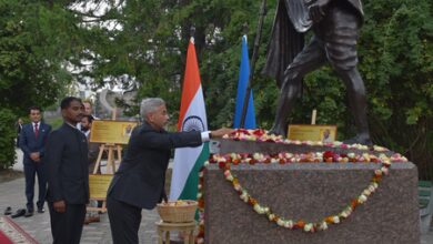 EAM Jaishankar concludes Kyiv visit by paying homage to Mahatma Gandhi