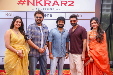 Venkatesh, Nandamuri Kalyan Ram-starrer ‘January 12 Vidudala’ unit shoots song in Mysuru Venkatesh, Nandamuri Kalyan Ram-starrer ‘January 12 Vidudala’ unit shoots song in Mysuru