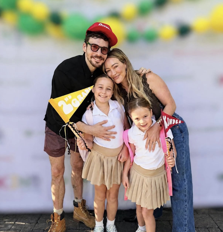 Hilary Duff gets emotional as kids start kindergarten, son enters ninth grade