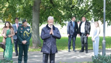 EAM Jaishankar pays tribute at Kolhapur Memorial in Warsaw