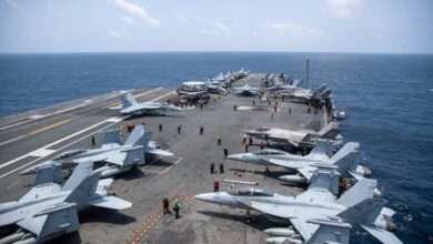 Struck three Iranian crude oil tankers: US Central Command