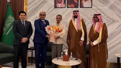 MoS Kirti Vardhan Singh arrives in Saudi Arabia for bilateral visit