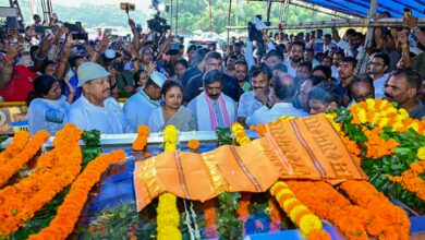Jharkhand: Sudivya Kumar Sonu cremated with full state honours; two-day mourning declared Jharkhand: Sudivya Kumar Sonu cremated with full state honours; two-day mourning declared