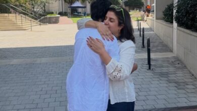 Farah Khan bids emotional goodbye to triplets as they head to college in different cities Farah Khan bids emotional goodbye to triplets as they head to college in different cities