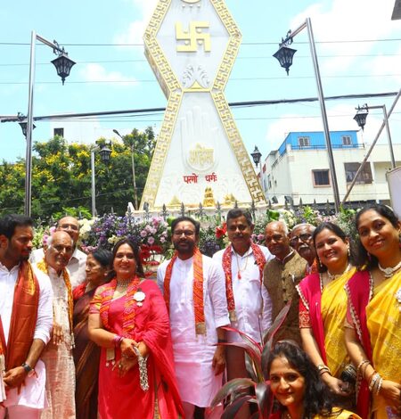 Union Minister Kishan Reddy unveils ‘Ahimsa Stambh’ in Hyderabad Union Minister Kishan Reddy unveils ‘Ahimsa Stambh’ in Hyderabad