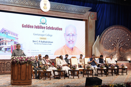 Colleges must nurture citizens committed to democracy, nation-building: Vice President