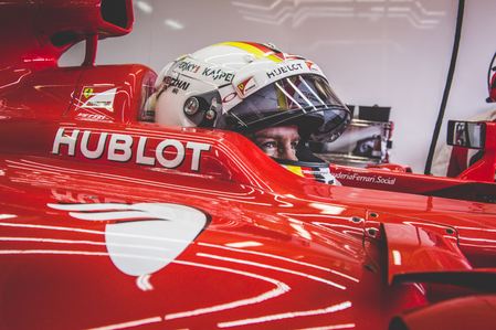 Sebastian Vettel drives Michael Schumacher’s Ferrari F2002 in tribute to F1 legend Sebastian Vettel drives Michael Schumacher’s Ferrari F2002 in tribute to F1 legend