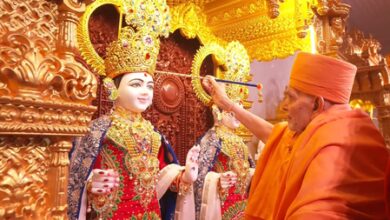 France: Consecration ceremony of BAPS Hindu temple concludes, Mahant Swami Maharaj offers first prayers France: Consecration ceremony of BAPS Hindu temple concludes, Mahant Swami Maharaj offers first prayers